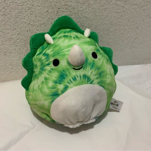 2-in-1 Flipamallows Rocio & Evelina the Green Triceratops & Teal-Green - Picture 6 of 10